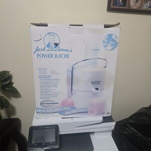 Jack LaLanne's Power Juicer Juicing Machine Model CL-003AP New Open Box